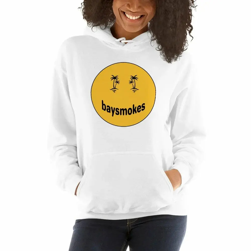 Happy Bay Hoodie white