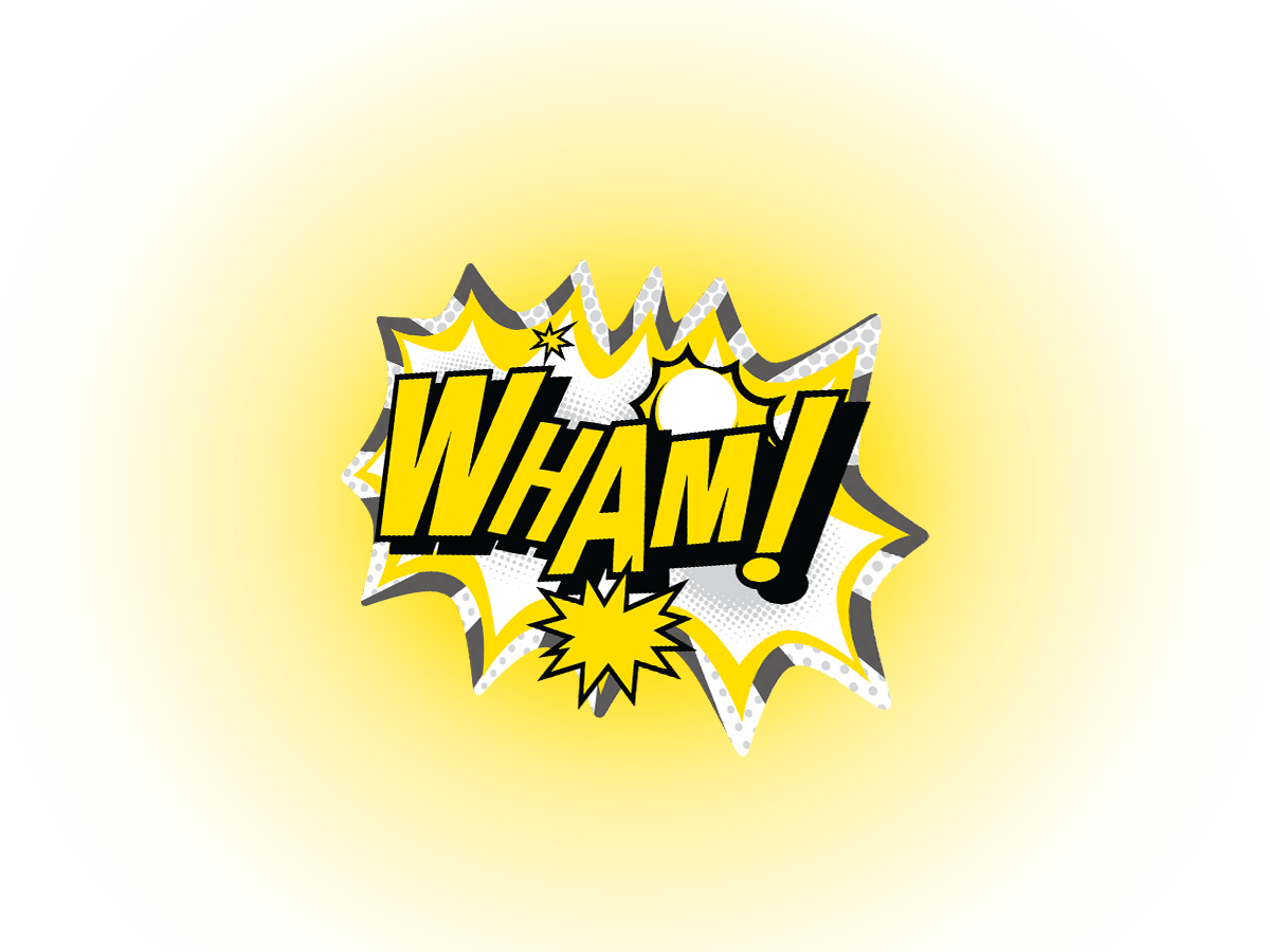 wham design with glow