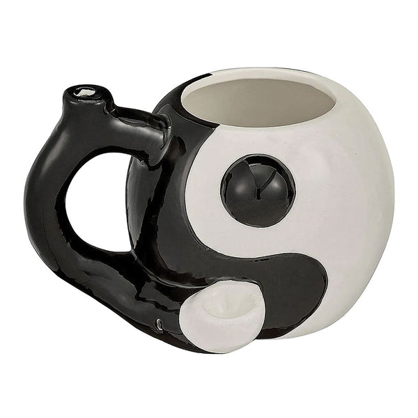 Taza de tuya premium para tueste y tostado Yin Yang