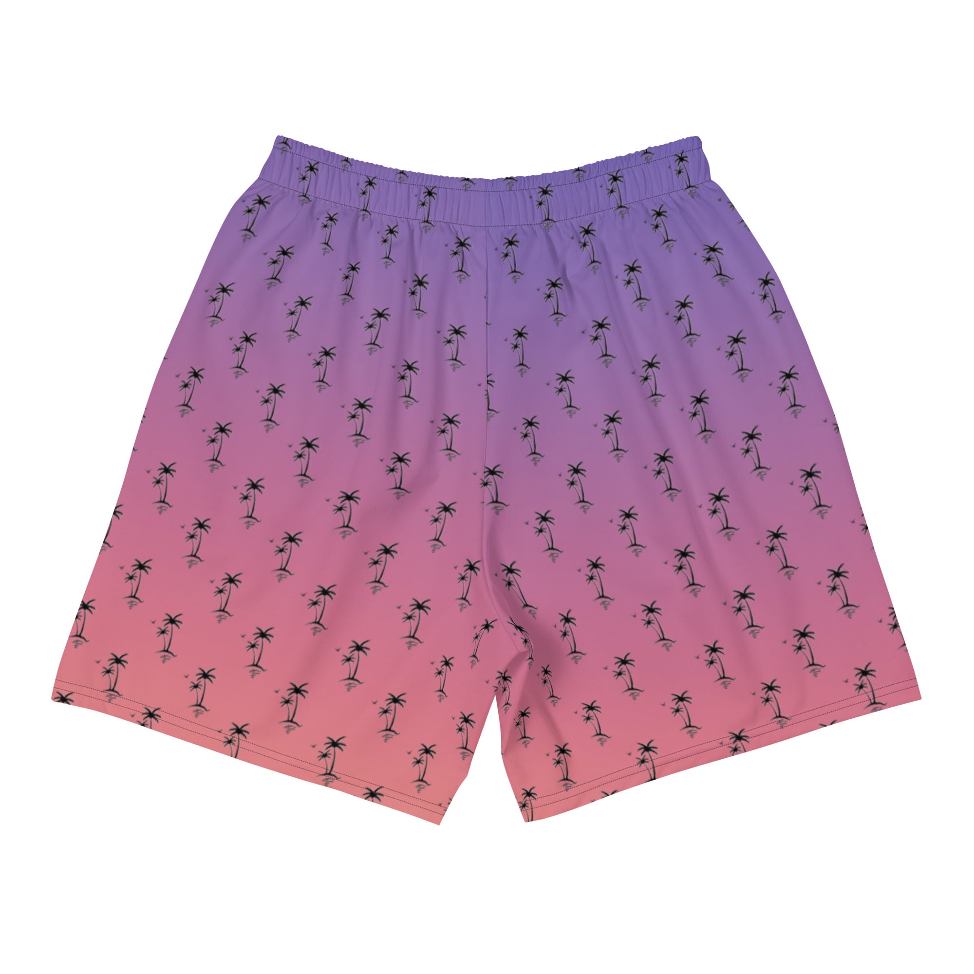 bay smokes Palm Tree Gradient Shorts Sunrise 2